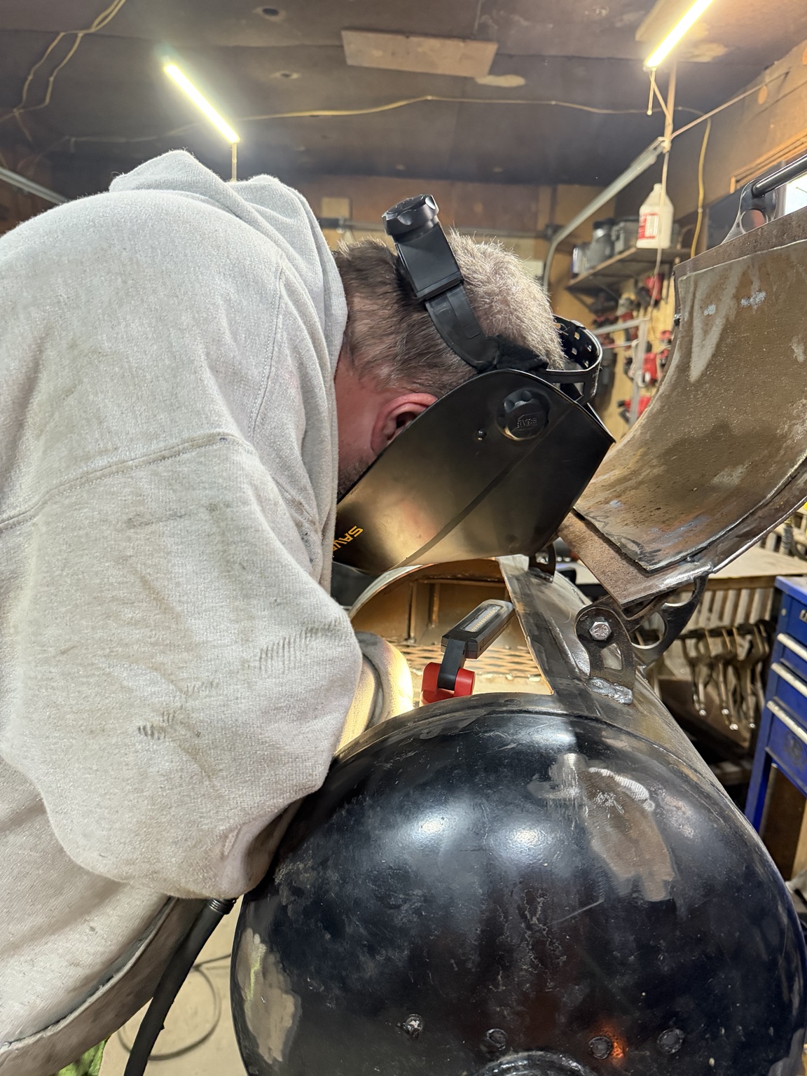 Custom steel fabrication project by MMC Metalworks