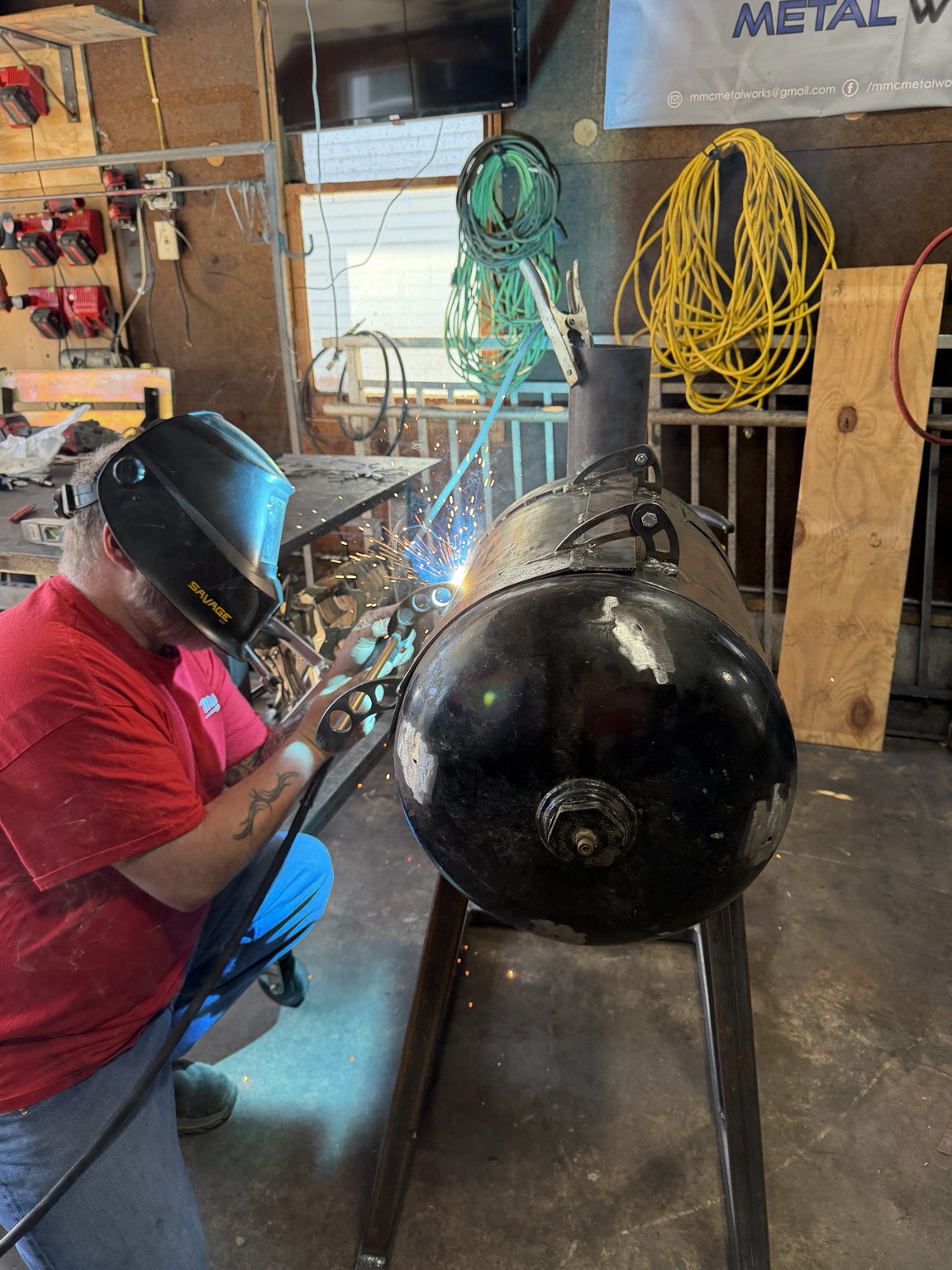 Made-to-order metal fabrication project